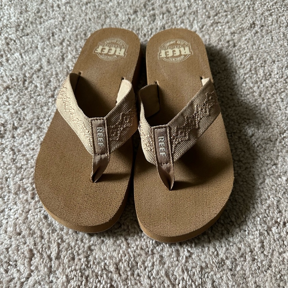 Reef Tan Flip Flops